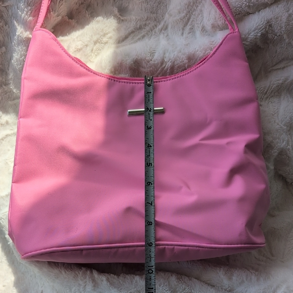 Vintage Pink Fabric Women's Bag - Picture 2 of 9